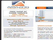 Tablet Screenshot of mastercraftshutterstoronto.com